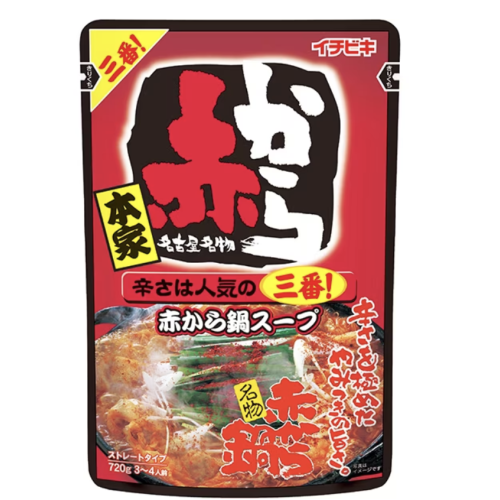 イチビキ ストレート赤から鍋スープ3番 720g