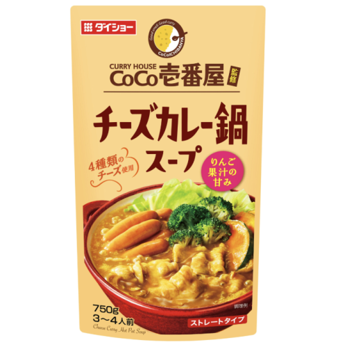 ダイショー CoCo壱番屋監修 チーズカレー鍋スープ 750g×1