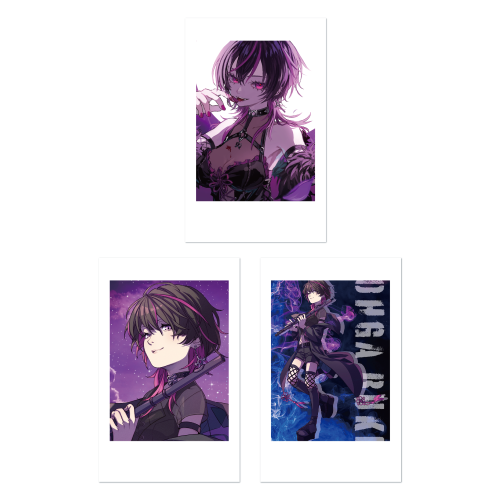 凰牙るき イラストチェキ（全３種類の中からランダムで１つ）