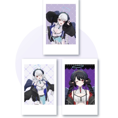 あくまメリル イラストチェキ(全3種類の中らから1点)