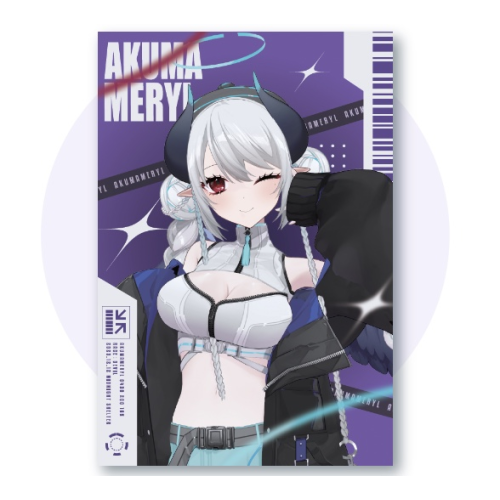 あくまメリル ポストカード