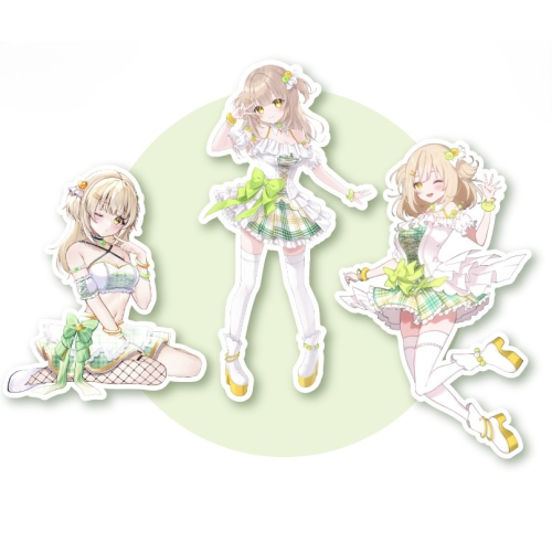 四葉メロン ステッカー3枚セット