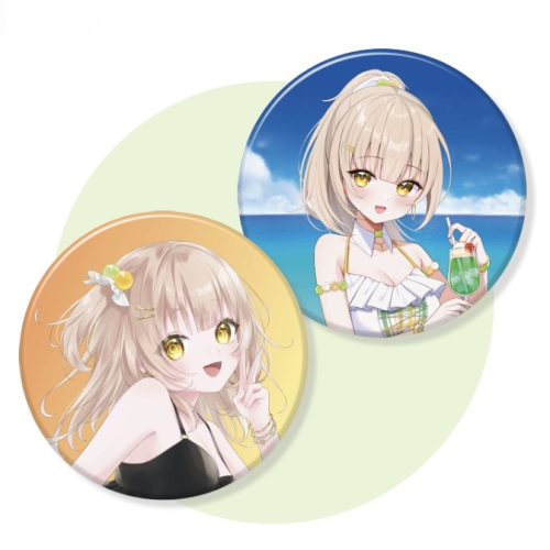 四葉メロン BIG缶バッジ（全2種のうちどちらか1点）