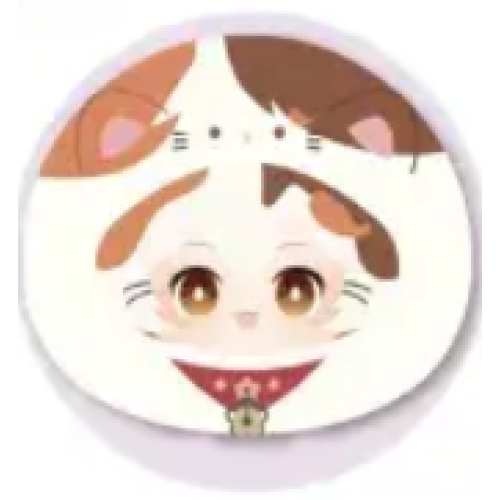 子招き猫たたまる まんじゅうマスコット