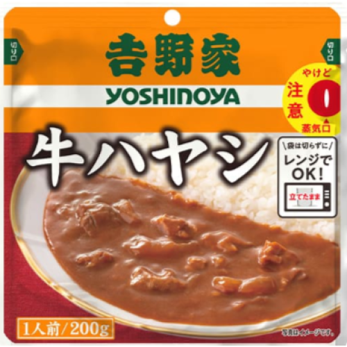 吉野家 常温保存タイプ 牛ハヤシ