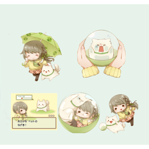 雛見沢くるみ　ステッカー（ランダム1種）