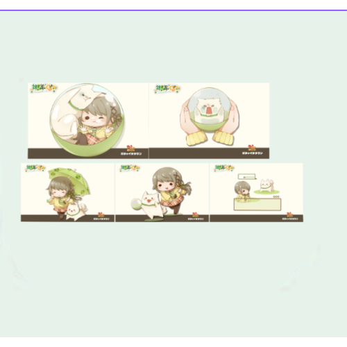 雛見沢くるみ　リバーシブルポストカード（ランダム1種）