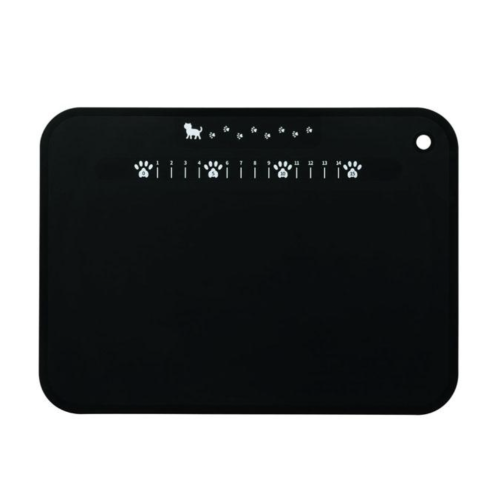 【貝印】ねこのやわらかまな板(黒)ニャミーニャミー
