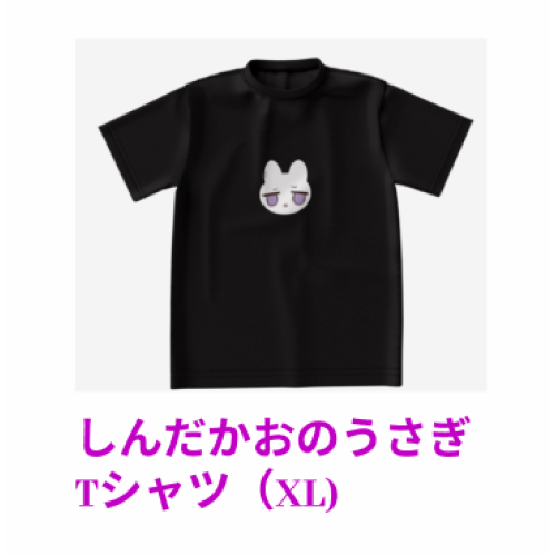 ice しんだかおのうさぎ Tシャツ（XL)