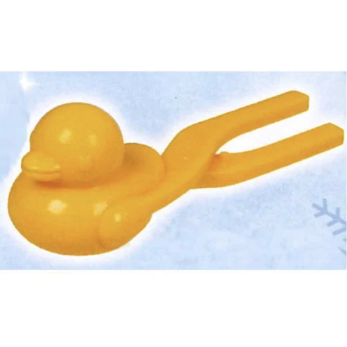 【つくろう♪雪玉アヒルマスコット】イエロー雪玉アヒルマスコット