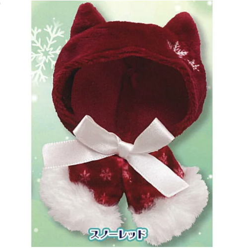 【おきがえポンチョ】スノーレッドスノードリーム2