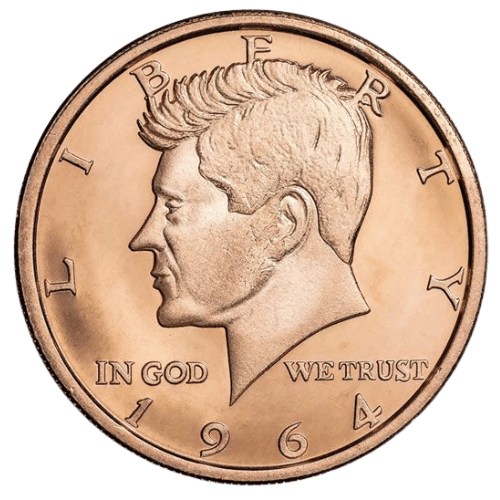 ケネディ 純銅メダル 1オンス(31.1g)