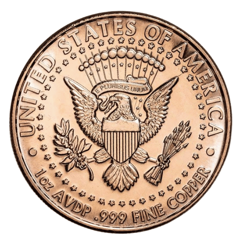 ケネディ 純銅メダル 1オンス(31.1g)の商品画像