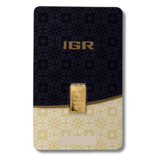 0.5g 純金インゴット　IGR（イスタンブール・ゴールド・リファイナリー）