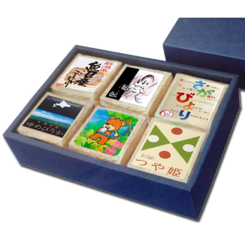 お米ギフト 食べ比べ 化粧箱入り (3合袋(450g)x6種類)