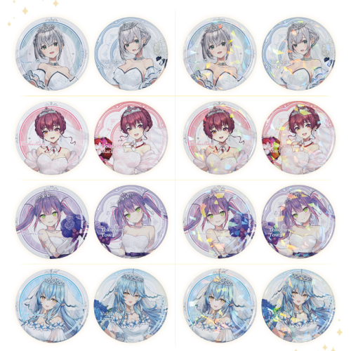 hololive Wedding Dress Style 缶バッジ2個セット（ランダム1点）