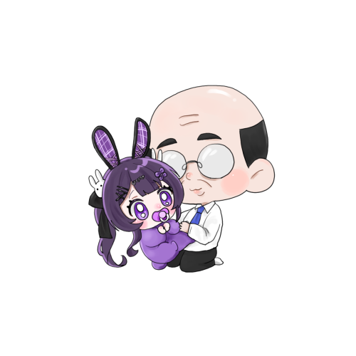 月見らびステッカー8