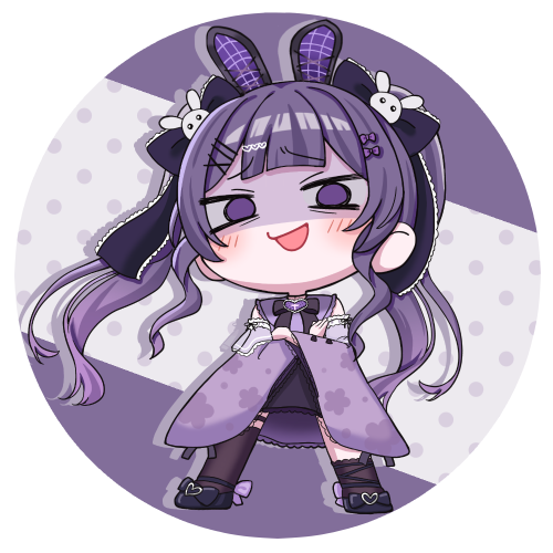 月見らび缶バッチ8