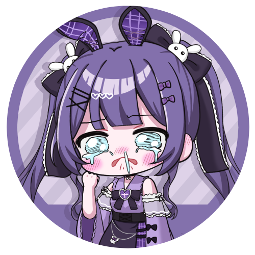 月見らび缶バッチ9