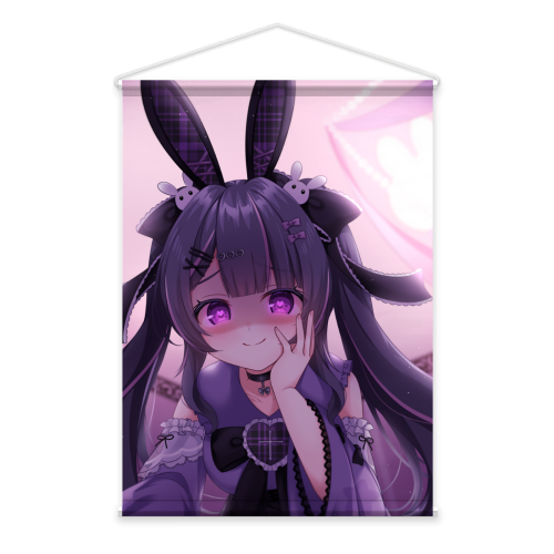 月見らび直筆サイン入りタペストリー