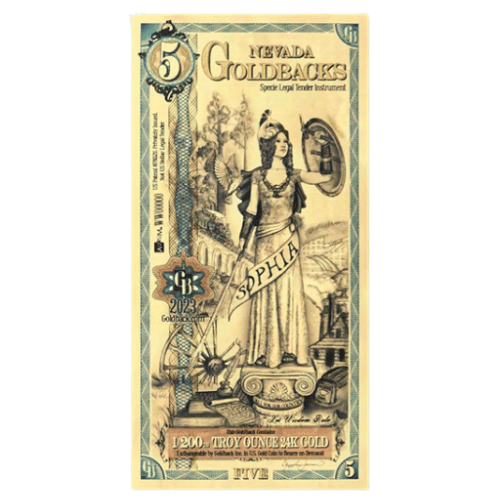 5 ネバダ ゴールドバック(24k)