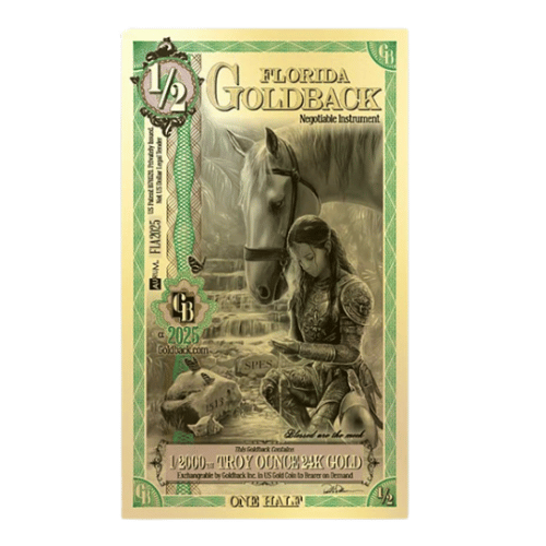 1/2 フロリダ ゴールドバック(24k)