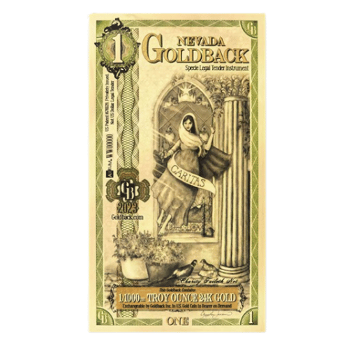 1 ネバダ ゴールドバック(24k)