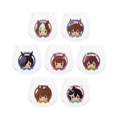 ウマ娘 プリティーダービー　ランダム 全7種 F賞ちょこんとグラス（ランダムで1点）