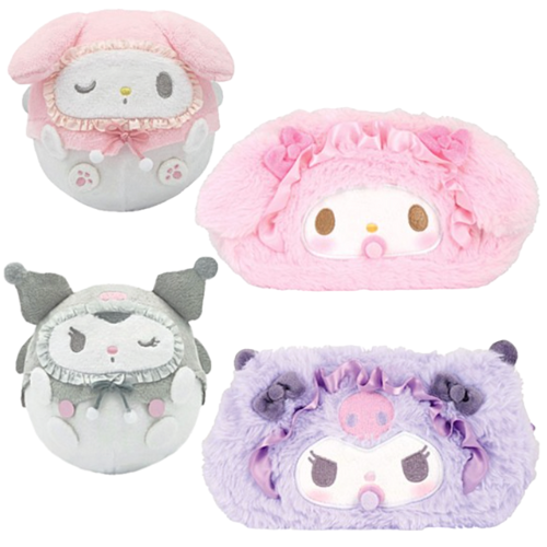 マイメロディ・クロミのキーホルダーとポーチセット
