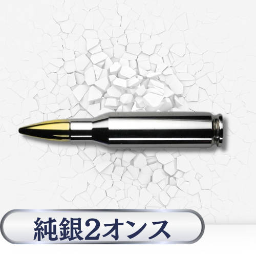 純銀 シルバーバレット 308 口径 ライフル弾