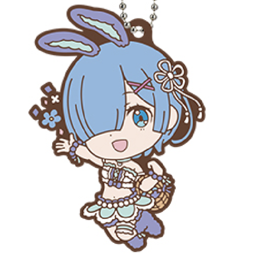 【Re:ゼロから始める異世界生活】 レム 一番くじ-AnimalParade- G賞 ラバーキーホルダー