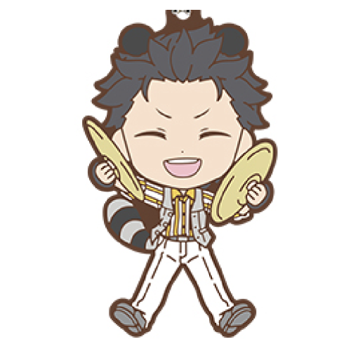 【Re:ゼロから始める異世界生活】 ナツキスバル 一番くじ-AnimalParade- G賞 ラバーキーホルダー