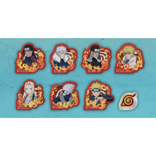 【NARUTO疾風伝】火の意志セット	くじ	一番くじ NARUTO-ナルト- 疾風伝 繋がる思い I賞 ステッカーセット