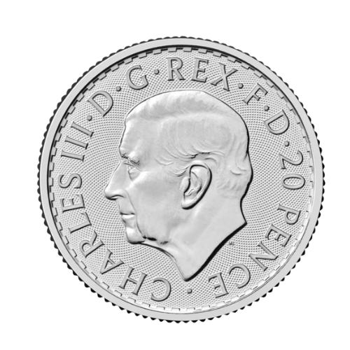 イギリス　ブリタニア銀貨1/10オンス（3.11g）の商品画像