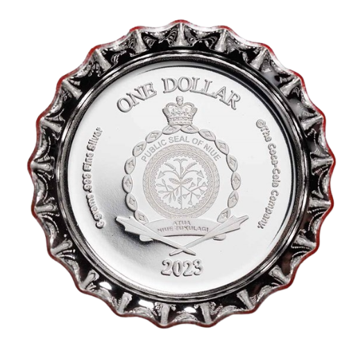 コカコーラ　ボトルキャップ　純銀6gの商品画像