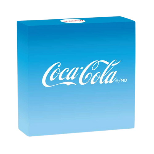 コカコーラ　しろくまシルバーボトルキャップ　純銀6gの商品画像