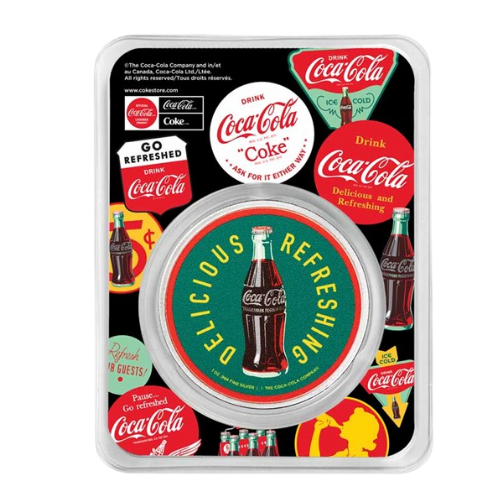 コカコーラ　5セントシルバーラウンド　純銀1オンス（31.1g）の商品画像