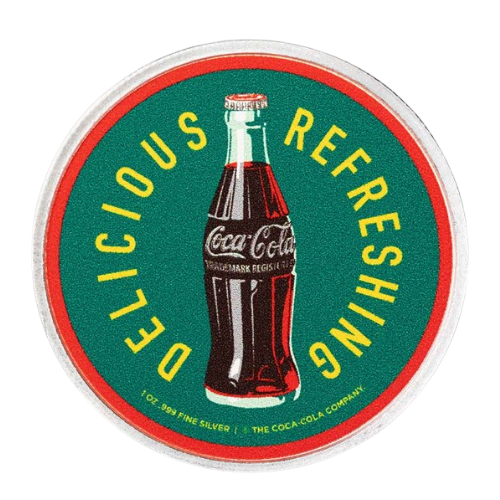 コカコーラ　5セントシルバーラウンド　純銀1オンス（31.1g）の商品画像