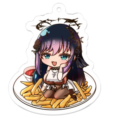 夜空めぐるアクリルキーホルダー