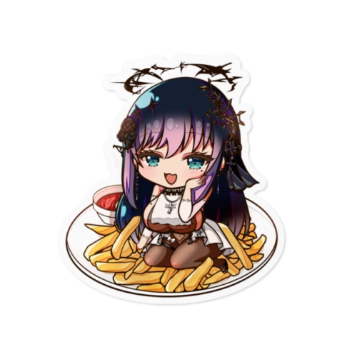 夜空めぐるステッカー