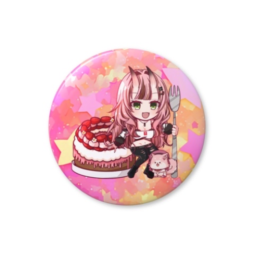 犬塚いちご缶バッチ