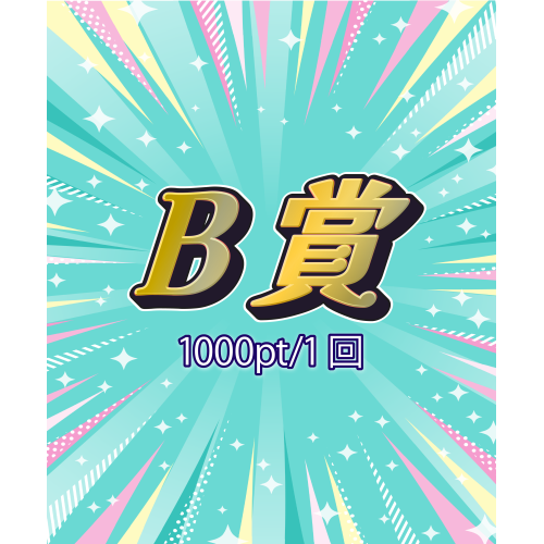 B賞(1000pt/1回)の商品画像