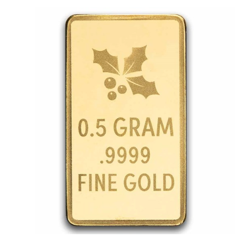 純金 0.5g インゴット クリスマスオーナメント インゴットの商品画像