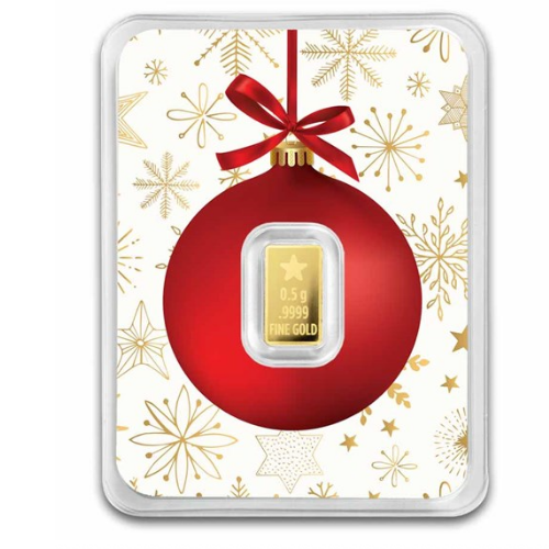 純金 0.5g インゴット クリスマスツリー インゴットの商品画像