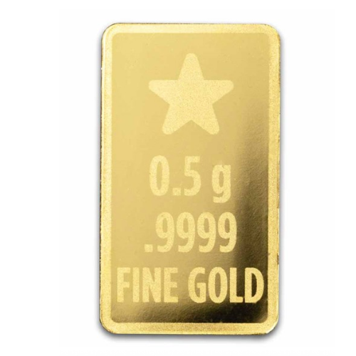 純金 0.5g インゴット クリスマスツリー インゴットの商品画像