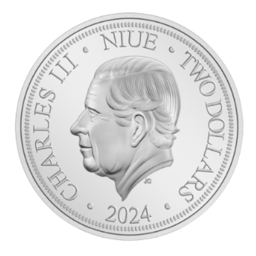 純銀 1オンス（31.1g） クリスマスミッキー銀貨 2024の商品画像