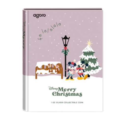 純銀 1オンス（31.1g） クリスマスミッキー銀貨 2024の商品画像