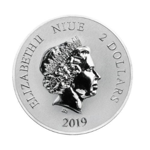 純銀 1オンス（31.1g） クリスマスミッキー銀貨 2019の商品画像