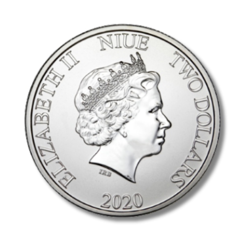 純銀 1オンス（31.1g） クリスマスミッキー銀貨 2020の商品画像