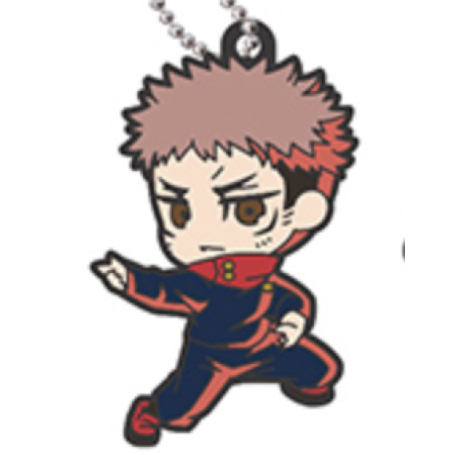 呪術廻戦 虎杖悠仁 でふぉラバ! 呪術廻戦 渋谷事変 キーホルダー